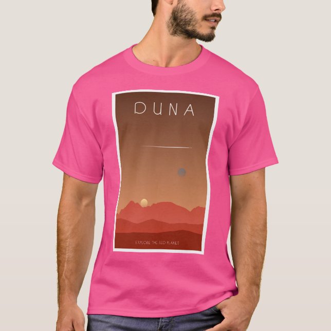 Camiseta Poster del programa espacial Kerbal - Duna (Anverso)