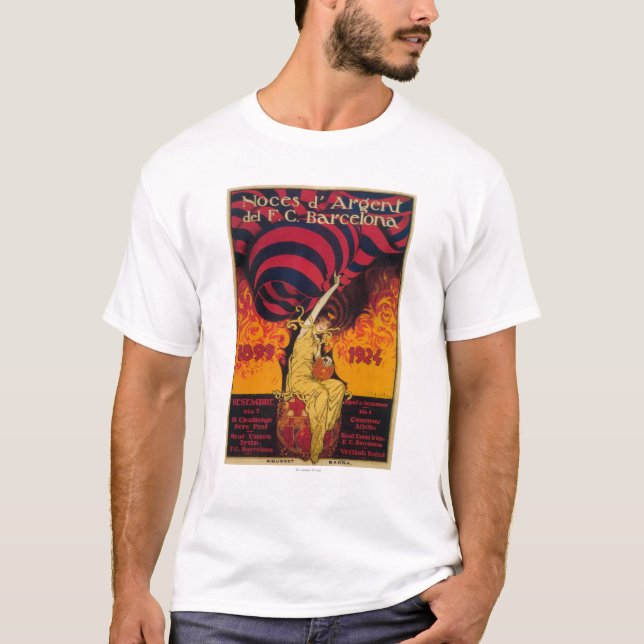 Camiseta Poster del promo del fútbol (Anverso)