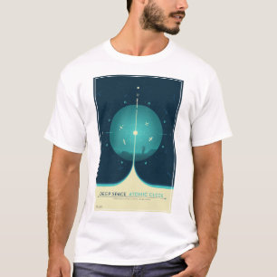 Camiseta Poster del reloj atómico del espacio profundo, ver