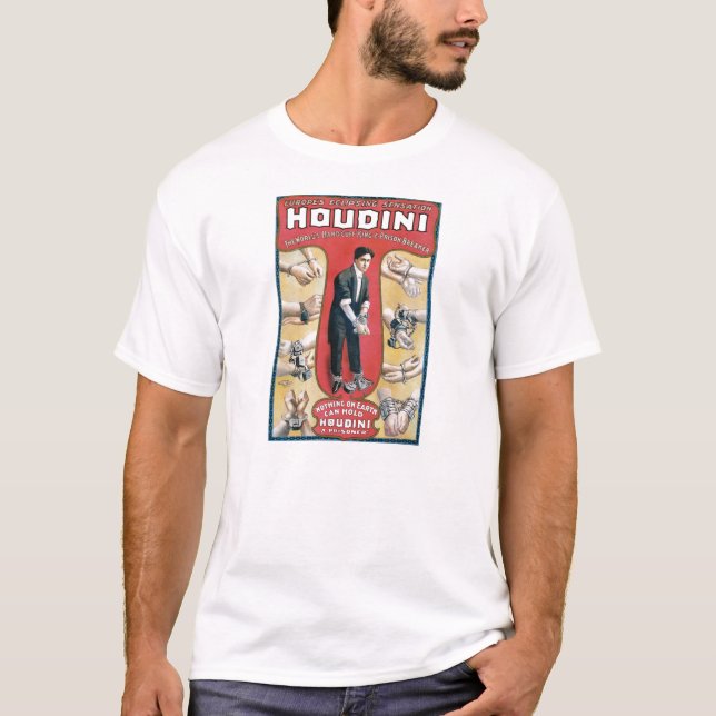 Camiseta Poster del rey publicidad de la esposas de Houdini (Anverso)