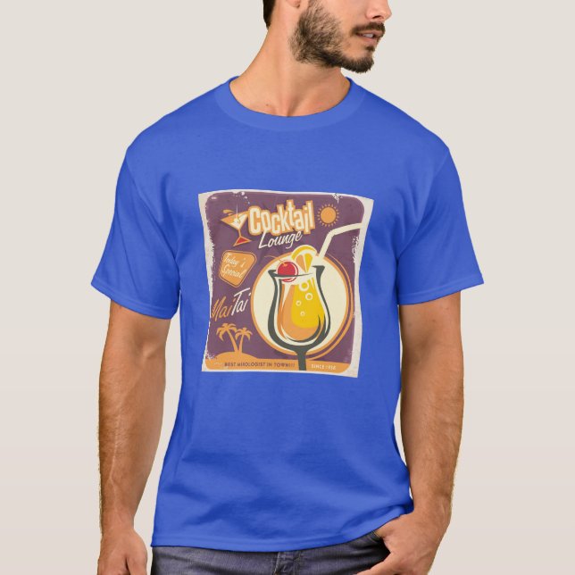 Camiseta Poster del salón de cóctel (Anverso)
