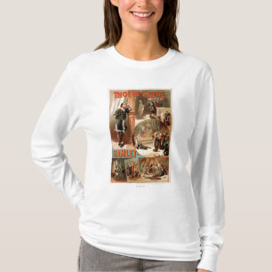 Camiseta Poster del teatro de William Shakespeare "Hamlet"