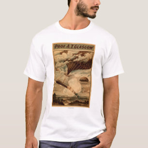 Camiseta Poster del teatro del circo del globo del aire