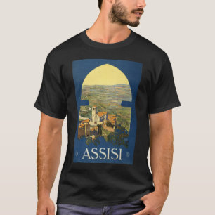 Camiseta Poster del viaje de Assisi