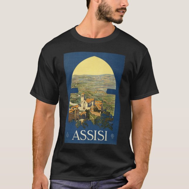 Camiseta Poster del viaje de Assisi (Anverso)