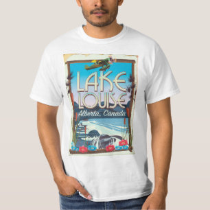 Camiseta Poster del viaje de Lake Louise, Alberta Canadá