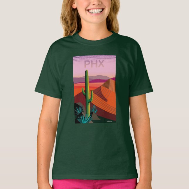 Camiseta Poster del viaje de Phoenix Arizona el | (Anverso)