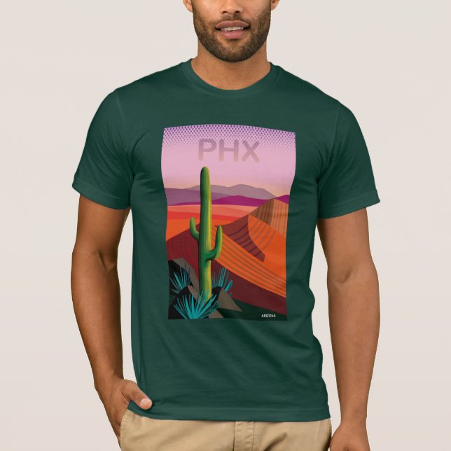 Camiseta Poster del viaje de Phoenix Arizona el | (Anverso)