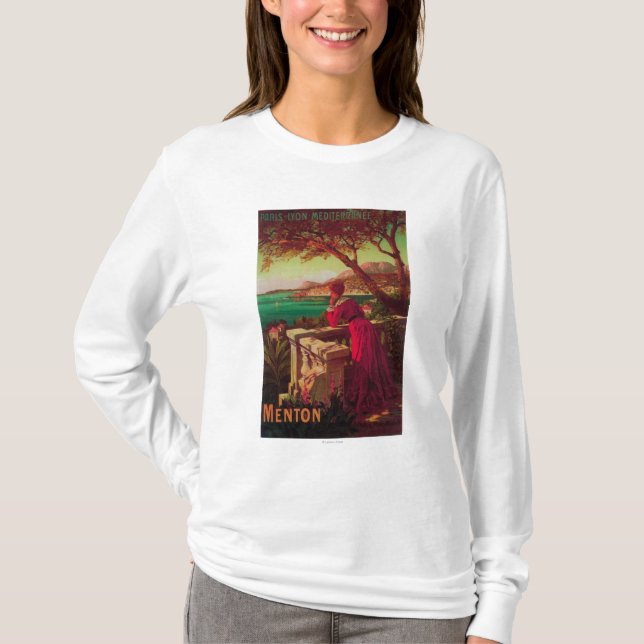 Camiseta Poster del viaje de riviera francesa # 2 (Anverso)