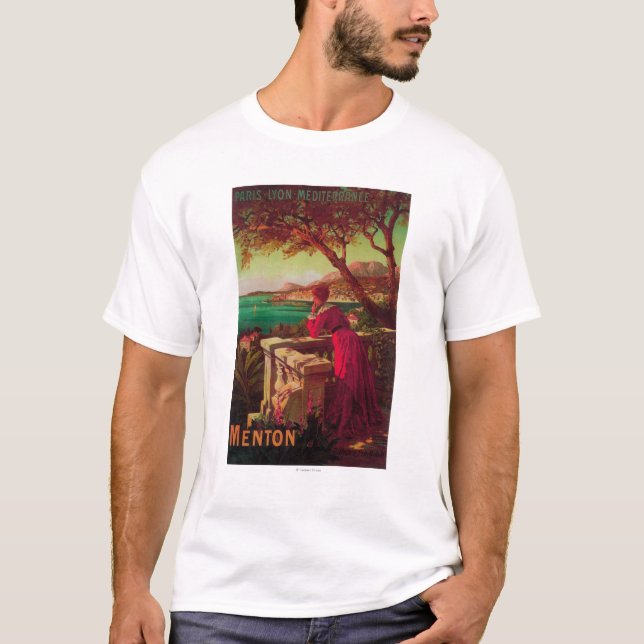 Camiseta Poster del viaje de riviera francesa # 2 (Anverso)