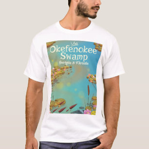 Camiseta Poster del viaje del dibujo animado del pantano de