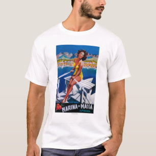 Camiseta Poster del viaje del puerto deportivo de Massa