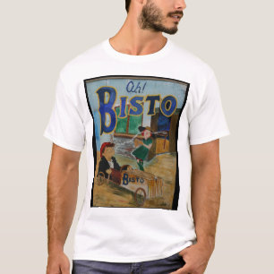 Camiseta Poster del vintage de Bisto