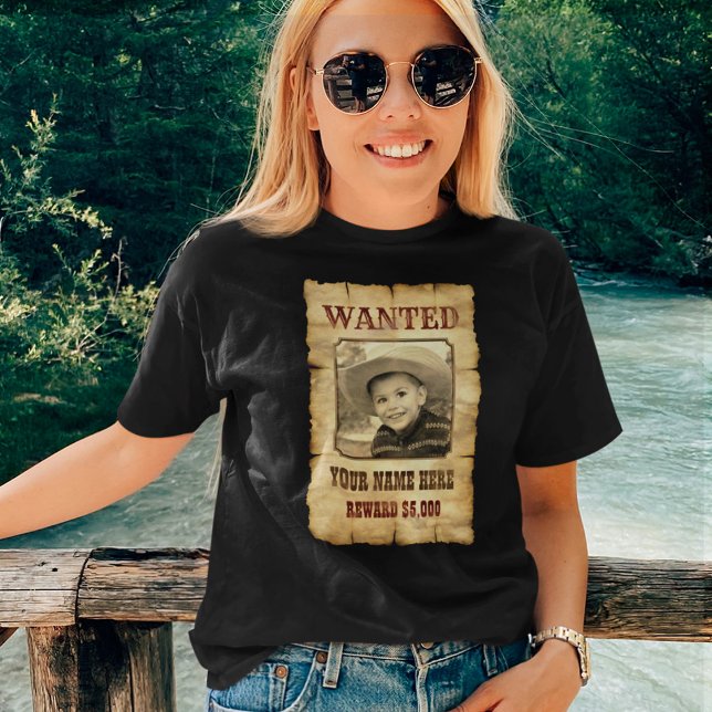 Camiseta Poster deseado | Plantilla de fotografía virgen si (Subido por el creador)