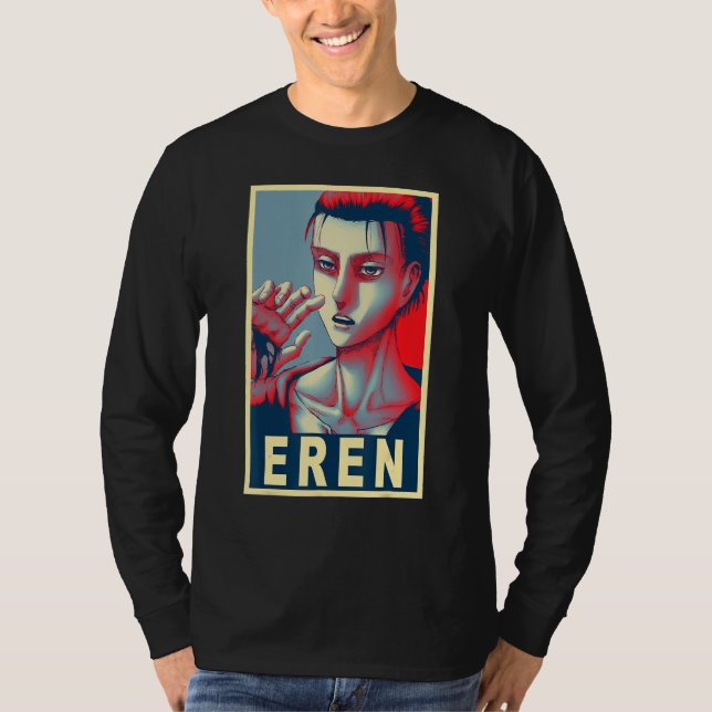 Camiseta Poster Eren Yeager (Anverso)
