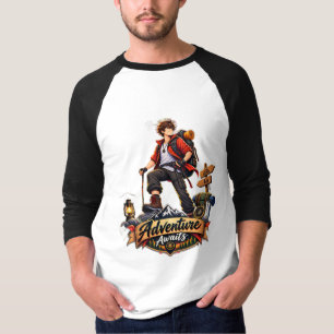 Camiseta Póster Estético de Chico Gen Z Genial Chico Mode