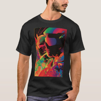 Camiseta Póster estilo neón, 80s