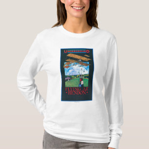 Camiseta Poster excesivo Grahame-Blanco y plano del