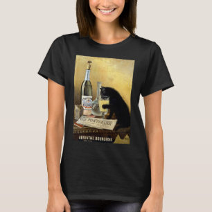Camiseta poster francés retro "absinte de los burgueses"