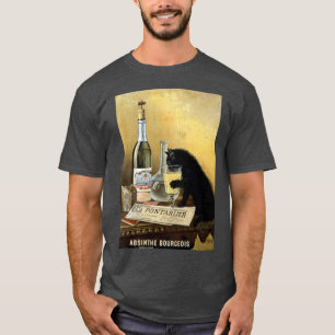 Camiseta poster francés retro "absinte de los burgueses"