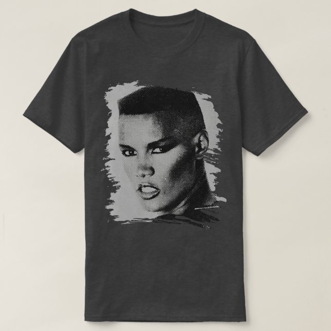 Camiseta Poster Grace Jones Retro (Diseño del anverso)