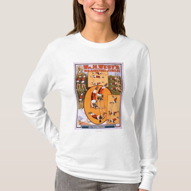 Camiseta Poster grande de JubileeGymnasts del trovador del (Anverso)