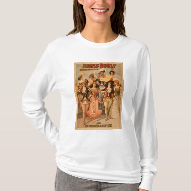 Camiseta Poster Hurly-Corpulento del teatro de la (Anverso)