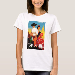 Camiseta Poster justo 1961 de España Sevilla abril