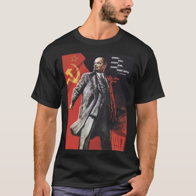 Camiseta Poster Lenin 1967 Poster (Anverso)