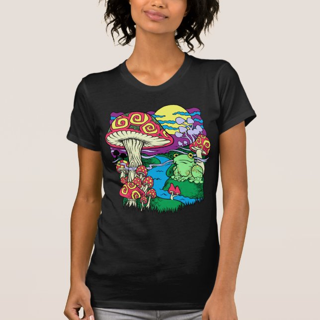 Camiseta Poster ligero negro T (Anverso)