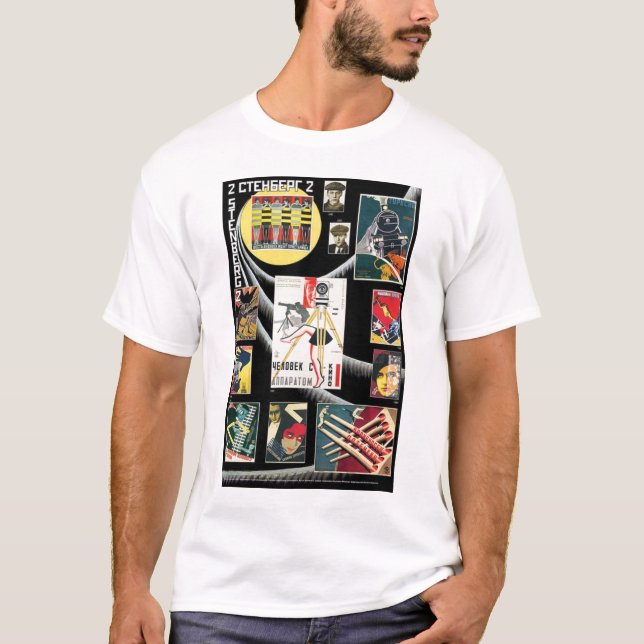 Camiseta Poster loco de la propaganda de URSS del ruso (Anverso)