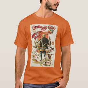 Camiseta Póster Mágico Antiguo, Mago Chung Ling Soo