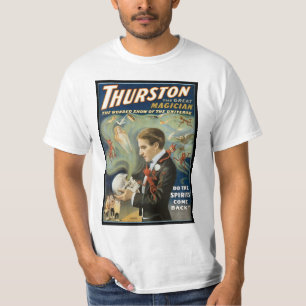 Camiseta Póster Mágico Antiguo, Thurston, El Gran Mago