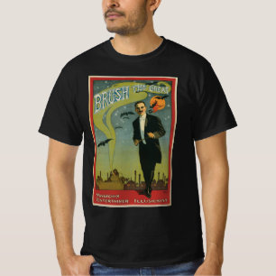 Camiseta Póster Mágico Vintage, Brush el Gran Mago