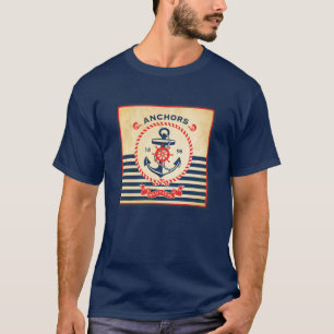Camiseta Poster náutico del vintage