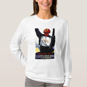 Camiseta Poster olímpico del anuncio de 1936 juegos del