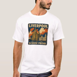 Camiseta Póster Orgulloso de Liverpool Scouse