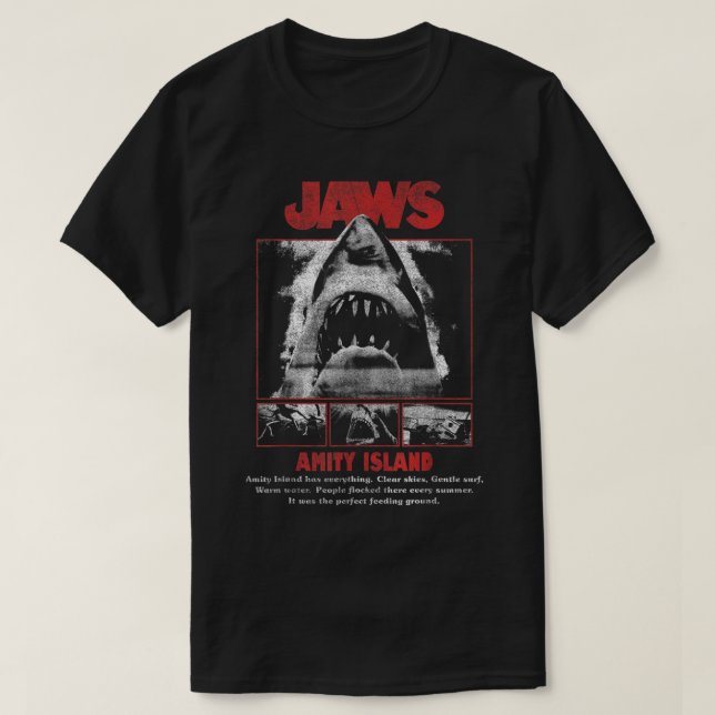 Camiseta Poster pop de películas de Jaws (Diseño del anverso)
