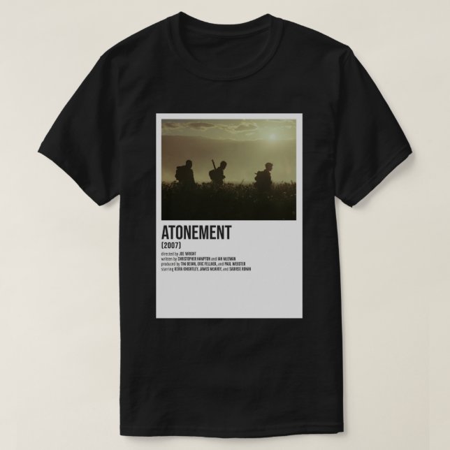 Camiseta POSTER POSTER de guerra de ATONEMENT (Diseño del anverso)