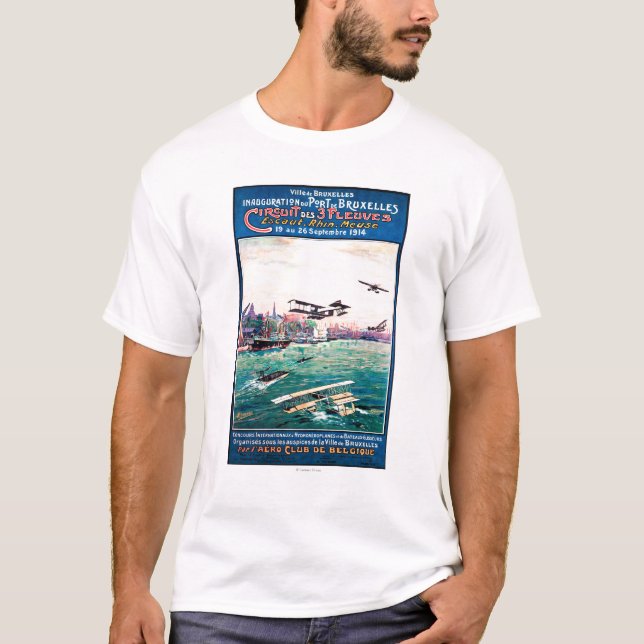Camiseta Poster promocional cancelado del avión del (Anverso)