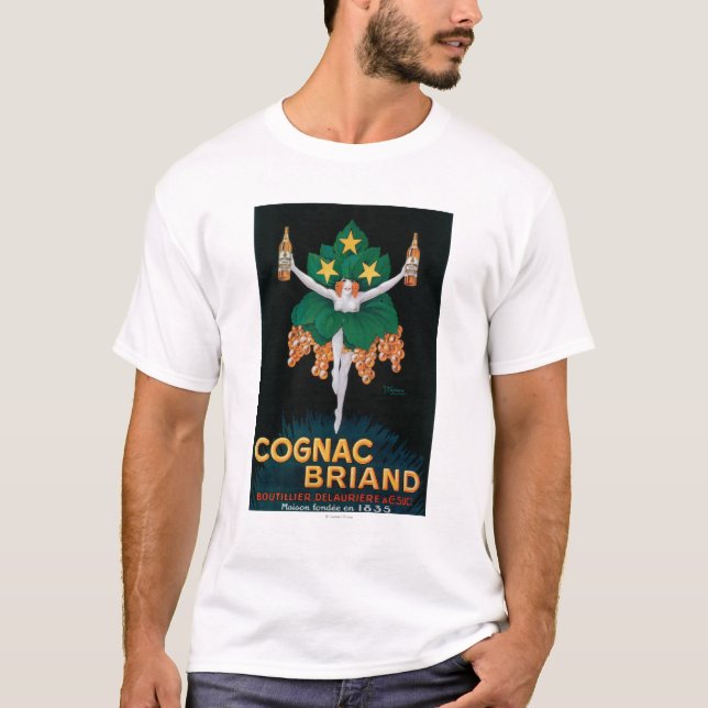 Camiseta Poster promocional de Briand del coñac (Anverso)