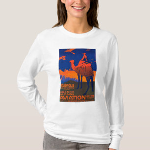 Camiseta Poster promocional de la línea aérea francesa