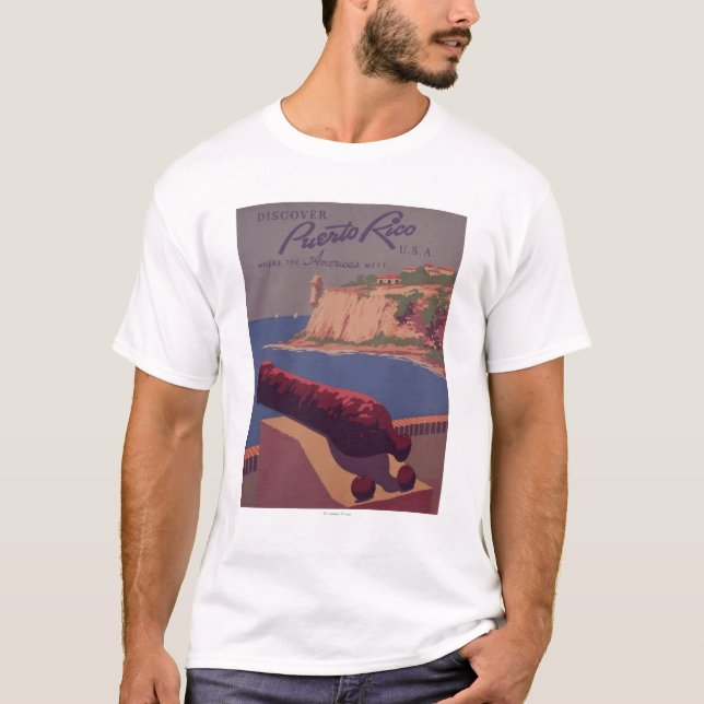 Camiseta Poster promocional de viajes 2 (Anverso)