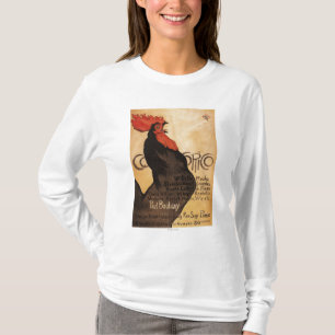 Camiseta Poster promocional del gallo periódico de Cocoric