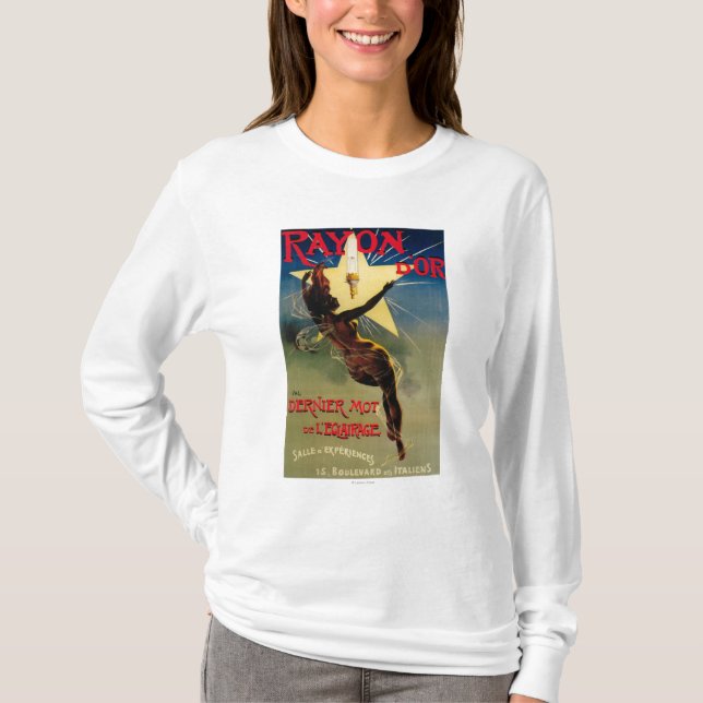 Camiseta Poster promocional del restaurante de D'Or del (Anverso)