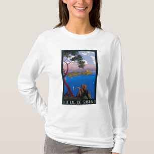 Camiseta Poster promocional del viaje de Garda del lago