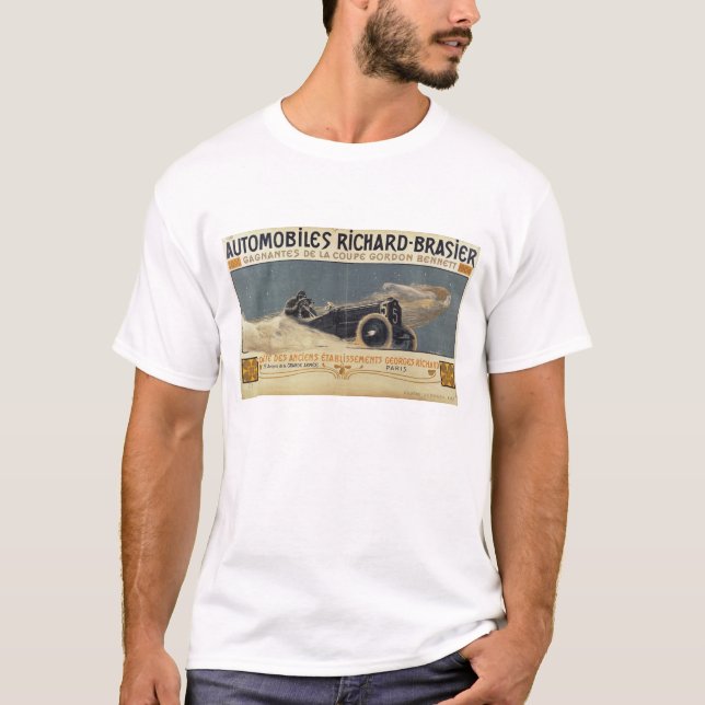 Camiseta Poster que muestra ganar del Richard-Brasier de (Anverso)