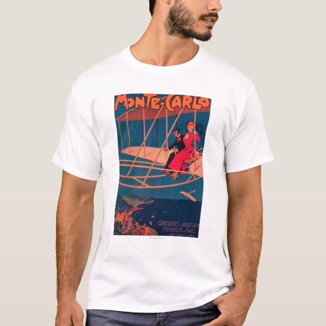 Camiseta Poster que se divierte de la aviación (Anverso)