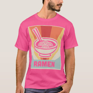 Camiseta Poster Ramen estilo de época