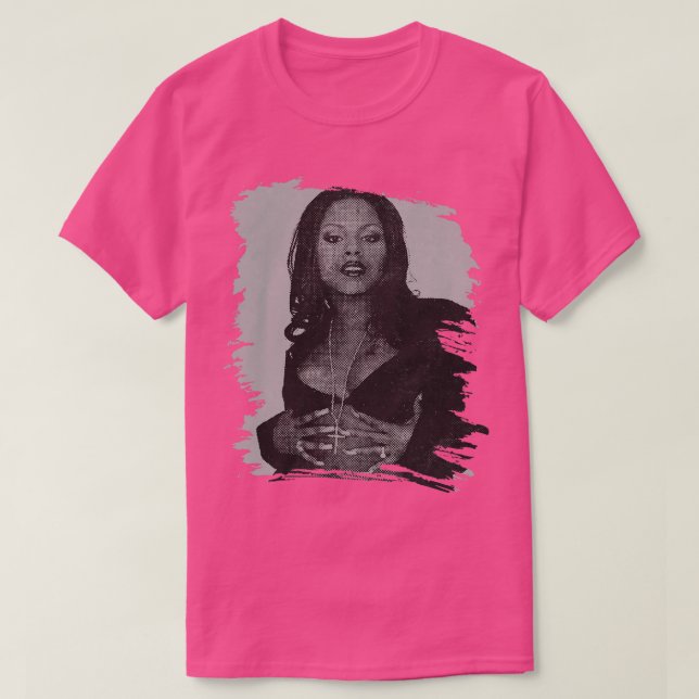 Camiseta Poster retro de color pardo foxy (Diseño del anverso)